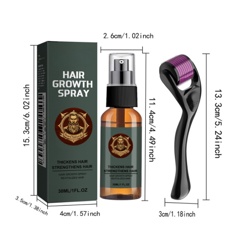Moisturizing Mustache Spray – Growth Stimulant and Beard Thickener