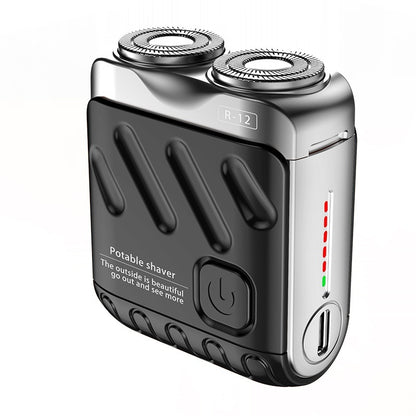 Mini-Rasoir Rechargeable de Poche avec Lame Magnétique Flottante